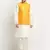 Men Silk Cream Kurta Churidar With Yellow Polka Dotted Nehru Jacket Set