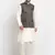 Men Silk Cream Kurta Churidar With Black Embroided Nehru Jacket Set