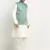 Men Silk Cream Kurta Churidar with Blue Nehru Jacket Set