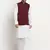 Men Cotton Solid White Kurta Churidar With Maroon Twill Nehru Jacket Set