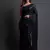 Black Georgette Sequins Work Saree With Un-Stitched Blouse
