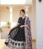 Premium Designer Readymade Gown With Duppta 