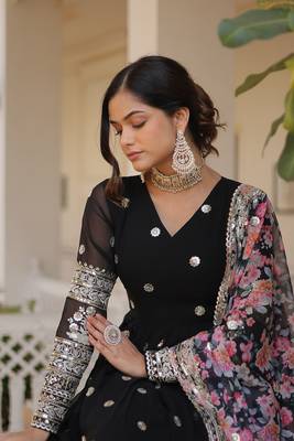  Designer Gown With Duppta  3