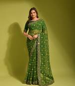Women Georgette Party Wear Saree