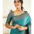 Rama Woven Faux Kanjivaram Silk Saree With Blouse Piece