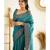 Rama Woven Faux Kanjivaram Silk Saree With Blouse Piece