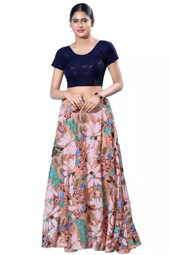 Non-Padded Shimmer Round Neck  Blouse