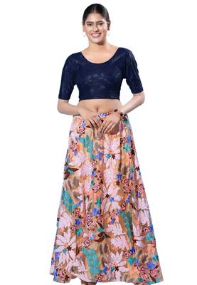 Non-Padded Shimmer Round Neck  Blouse 4
