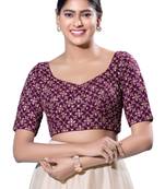 Padded Silk Sweatheart Neck  Blouse