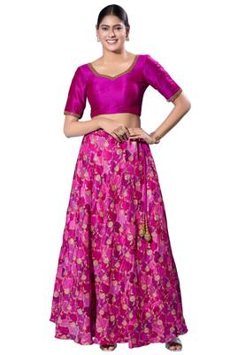Padded silk Sweatheart Neck  Blouse 4
