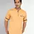 men's beige cotton casual short kurta
