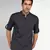 men's dark grey cotton casual short kurta