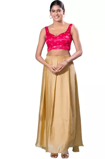 Padded Gajji Silk Sweatheart Neck  Blouse