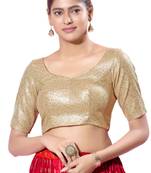 Padded Silk Sweatheart Neck  Blouse