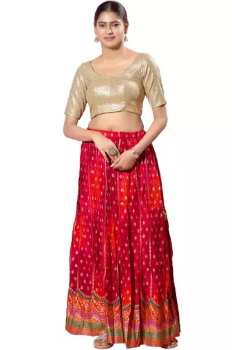 Padded Silk Sweatheart Neck  Blouse