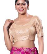 Padded Silk Sweatheart Neck  Blouse