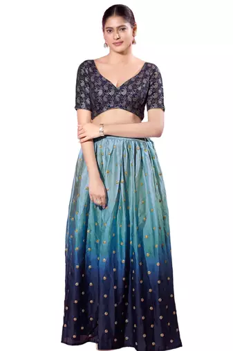 Padded Silk Sweatheart Neck  Blouse