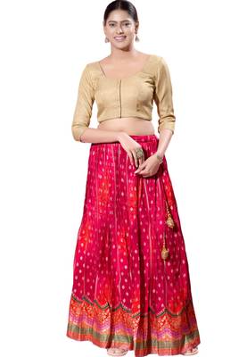 Padded Tissue Round Neck  Blouse 4
