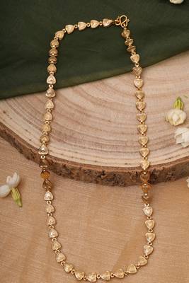 Gold-Plated Heart-Shaped Necklace 3