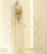 White Reception Kaftan for Women