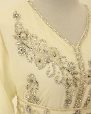 White Kaftan Wedding Kaftan for Women 2