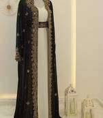 Black and White Reception Kaftan for Women