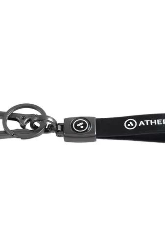Leather ather bike scooter fashion keychain