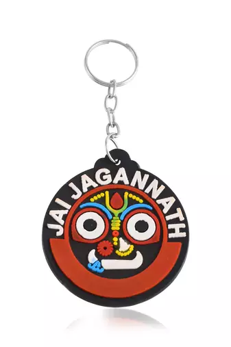 Pvc lord jagan nath hindu spiritual keychain