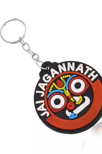 Pvc lord jagan nath hindu spiritual keychain