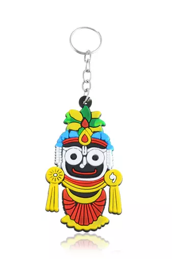 Pvc lord jagan nath hindu spiritual keychain