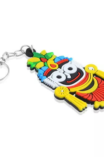 Pvc lord jagan nath hindu spiritual keychain