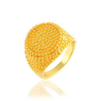 Brass 1 gram gold men finger ring fashion jewellery 2