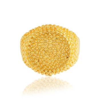 Brass 1 gram gold men finger ring fashion jewellery 3