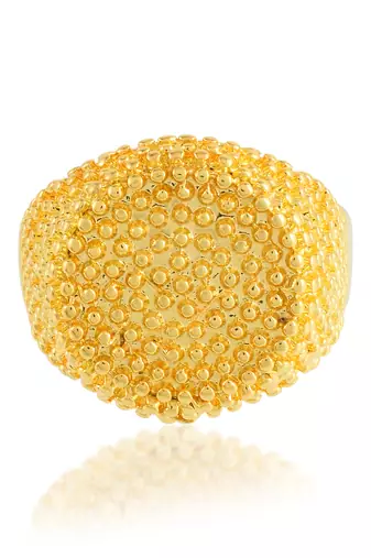 Brass 1 gram gold men finger ring fashion jewellery