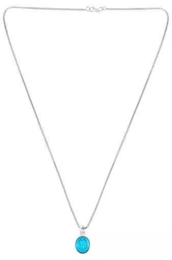 Silver Protective Charm Pendant with Artistic Mother and Child Motif