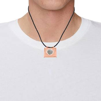 Dzine Trendz Copper Tabiz Pendant Charm 4