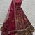 Indian Wedding Velvet Maroon Bridal Wear Designer Velvet Lehenga Choli With Double Dupatta