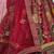 Indian Wedding Velvet Maroon Bridal Wear Designer Velvet Lehenga Choli With Double Dupatta