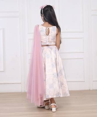 Multi color printed lehenga set 2