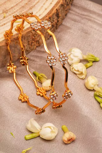 Golden Bangles Set