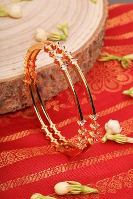 Bangles Set with Pearl Stone Embellishments 3