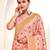 Sangam prints pink banarasi silk woven work traditional tassels saree