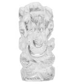Pure Sphatik Crystal Prosperous Lord Ganesha Idol Diwali Special Gift 102