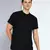 men's black  linen cotton half sleeve  short kurta