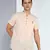 men's beige linen cotton half sleeve  short kurta