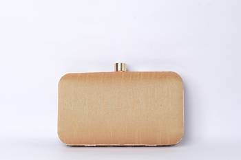 Black & Golden color katdana beaded hand embroided hand clutch cum sling bag 4