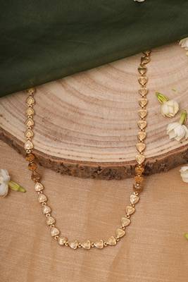 Gold-Plated Heart-Shaped Necklace 5