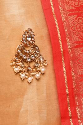 Kundan Stone Studded Gold Plated Chandbali 2