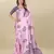 Pink Satin Saree With Unstitched Blouse Piece