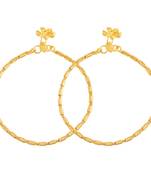 Brass gold payal pajab anklets women